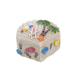 Beachcombers Resin Sand Shell Box