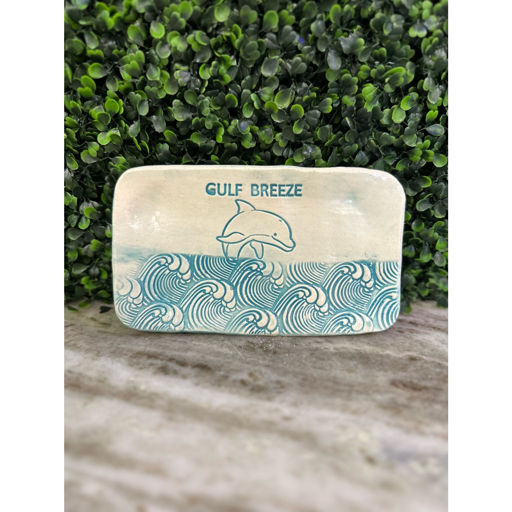 Lucy Jones Large Soap Dish - Gulf Breeze