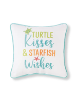 C&F Home Turtle Kisses & Starfish Wishes Throw Pillow