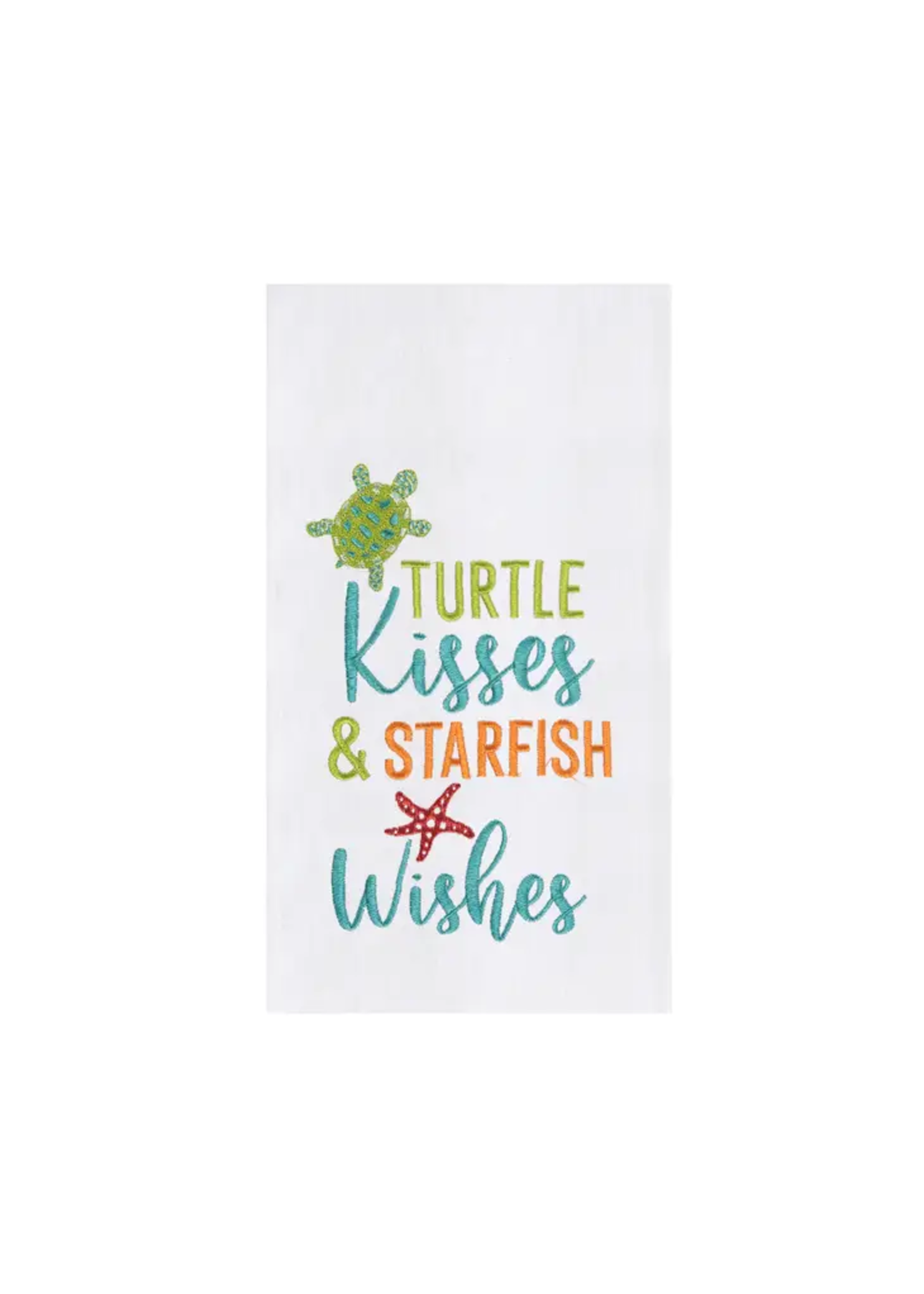 C&F Home Turtle Kisses & Starfish Wishes Towel