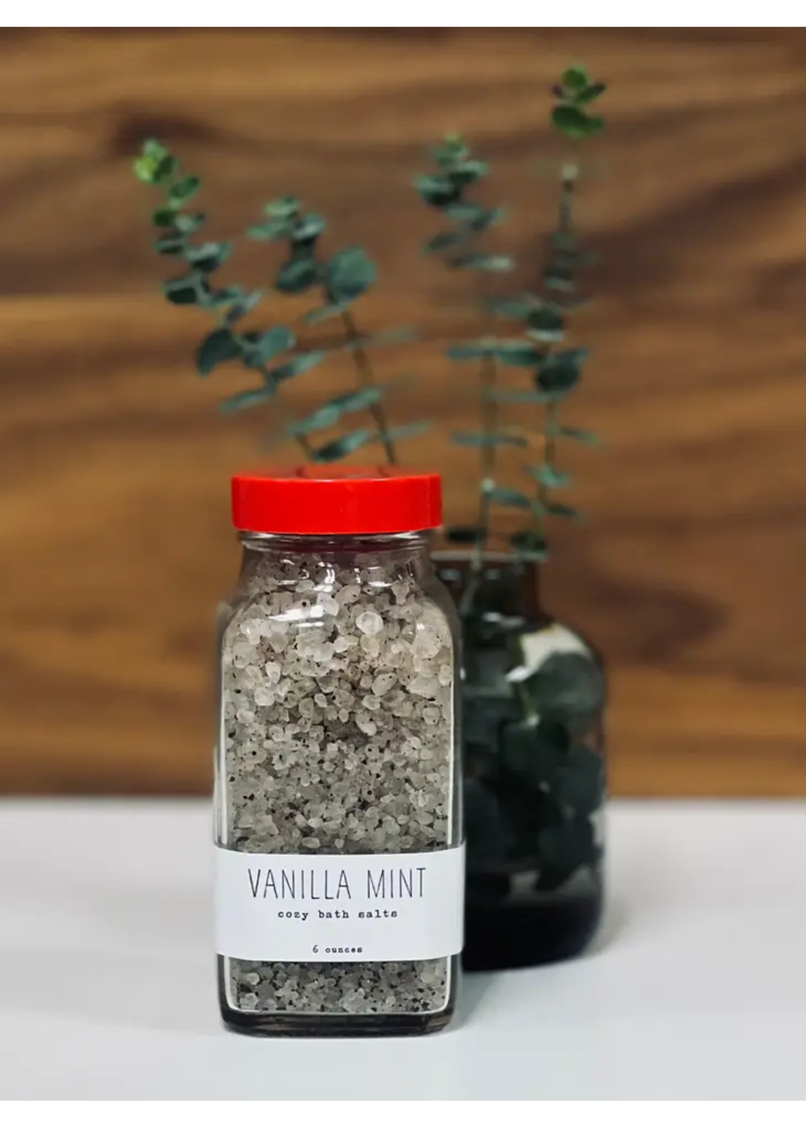 handmade. la conner Vanilla Mint Bath Salts