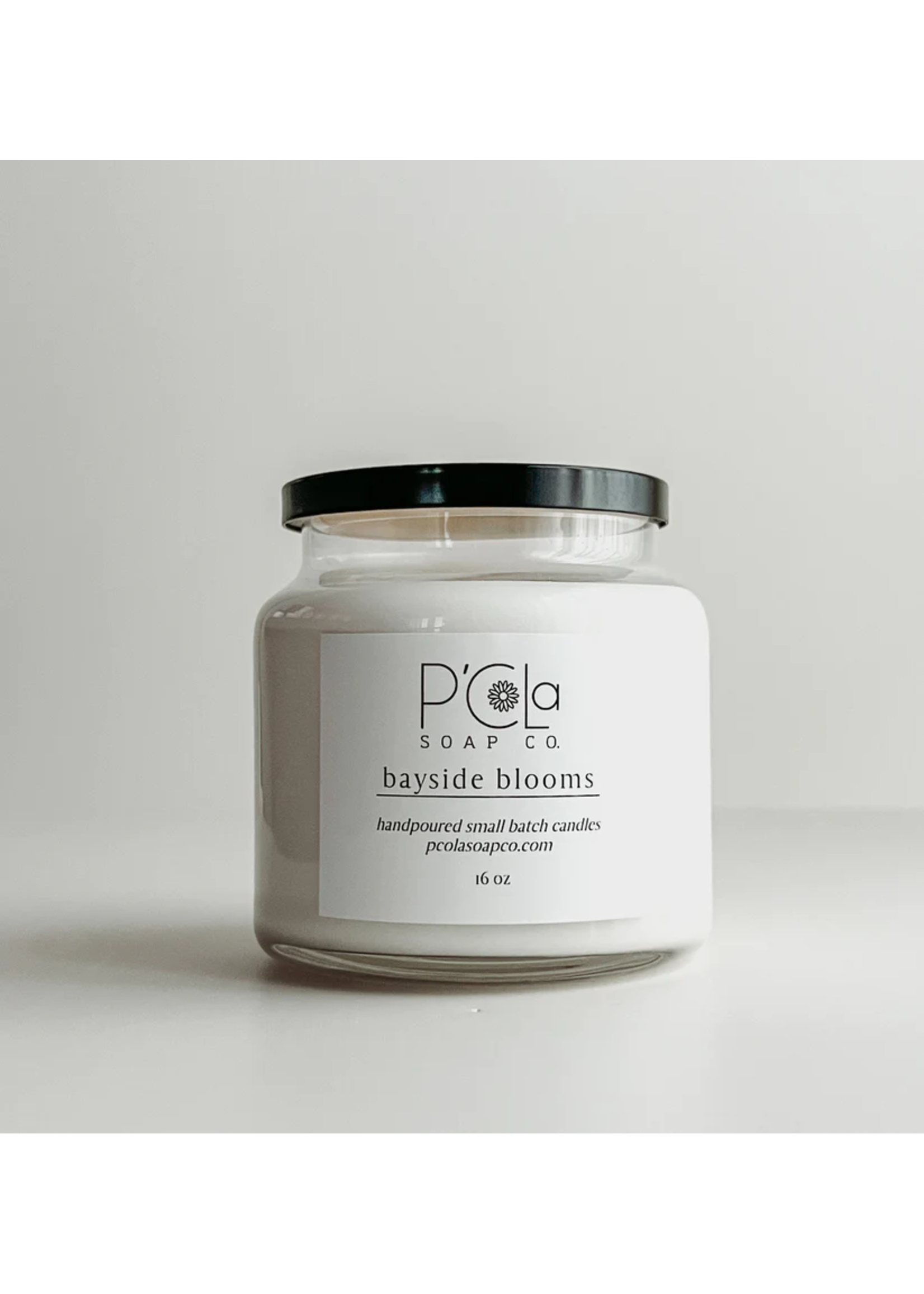 P'Cola Soap Co. Bayside Blooms  Candle