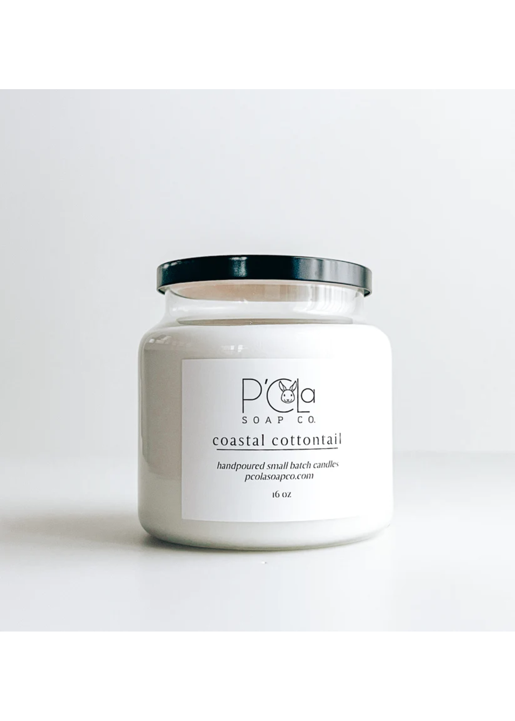 P'Cola Soap Co. Coastal Cottontail Candle