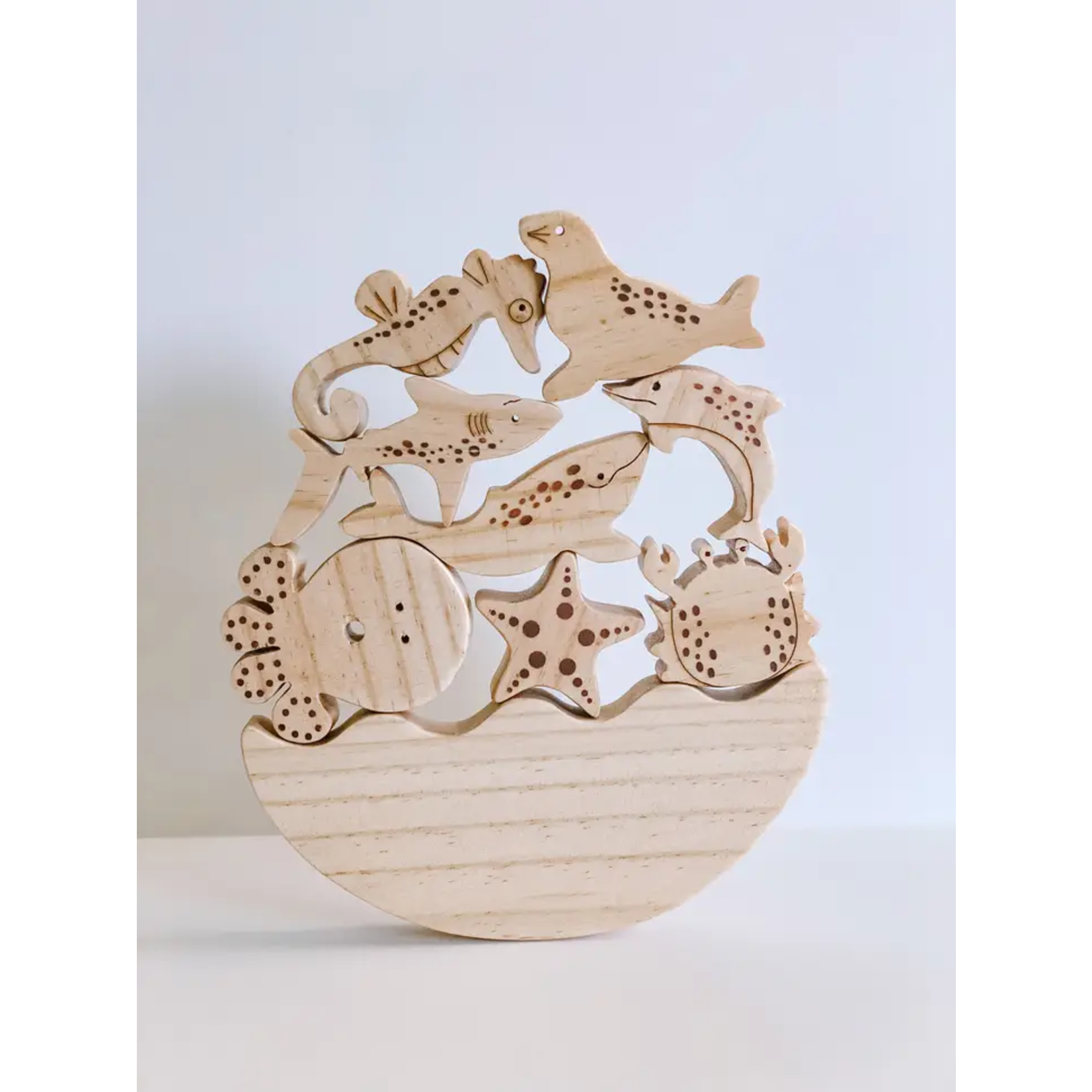 Kaspi Land Wooden Stacking Set
