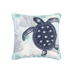 C&F Home Aqua Turtle Pillow