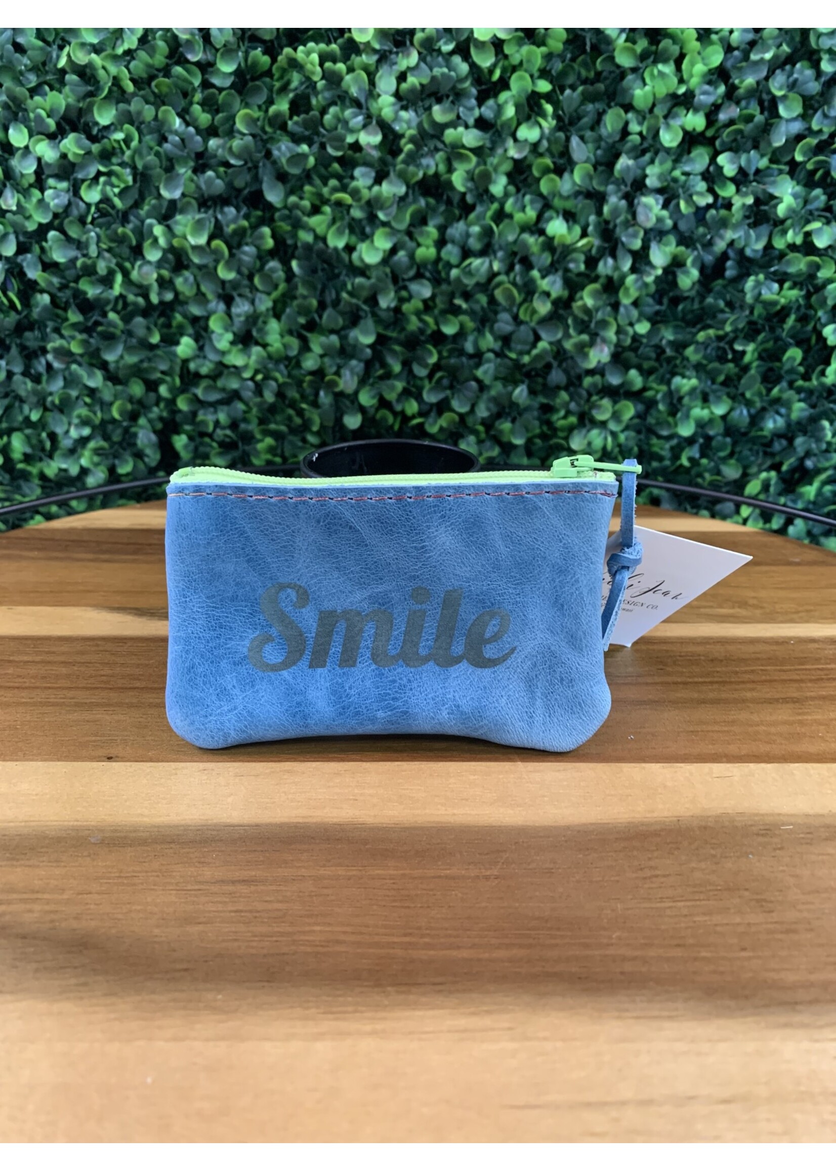 Vicki Jean Leather Design Co Beachy Pouch - Small Smile Leather