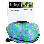 Brilliant Lighting Mardi Gras 33' LED Rope Lights