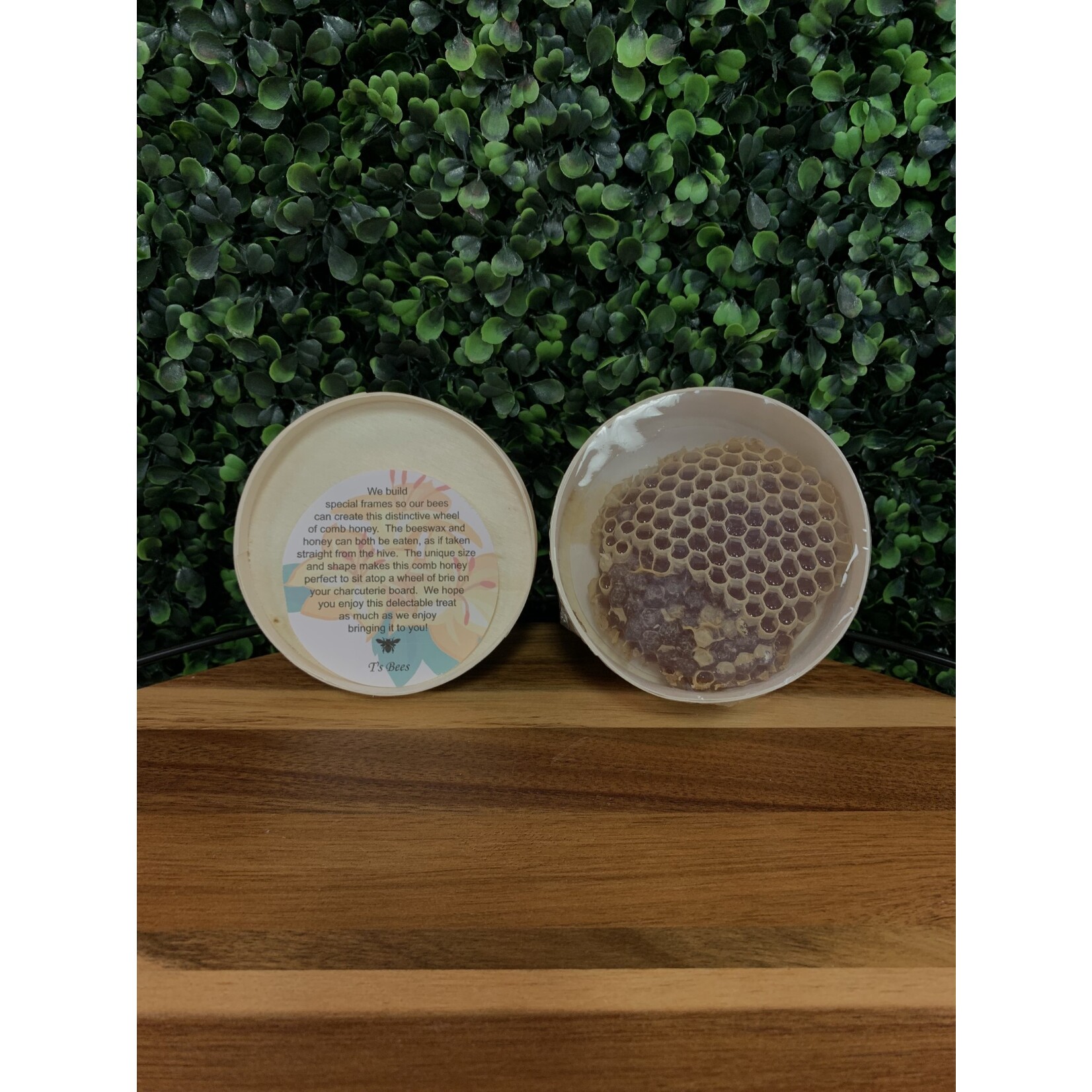 T's Bees Honey Comb - Charcuterie Round