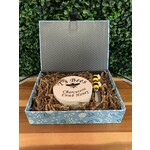 T's Bees Honey Comb - Charcuterie Round Gift Box