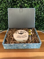 T's Bees Honey Comb - Charcuterie Round Gift Box