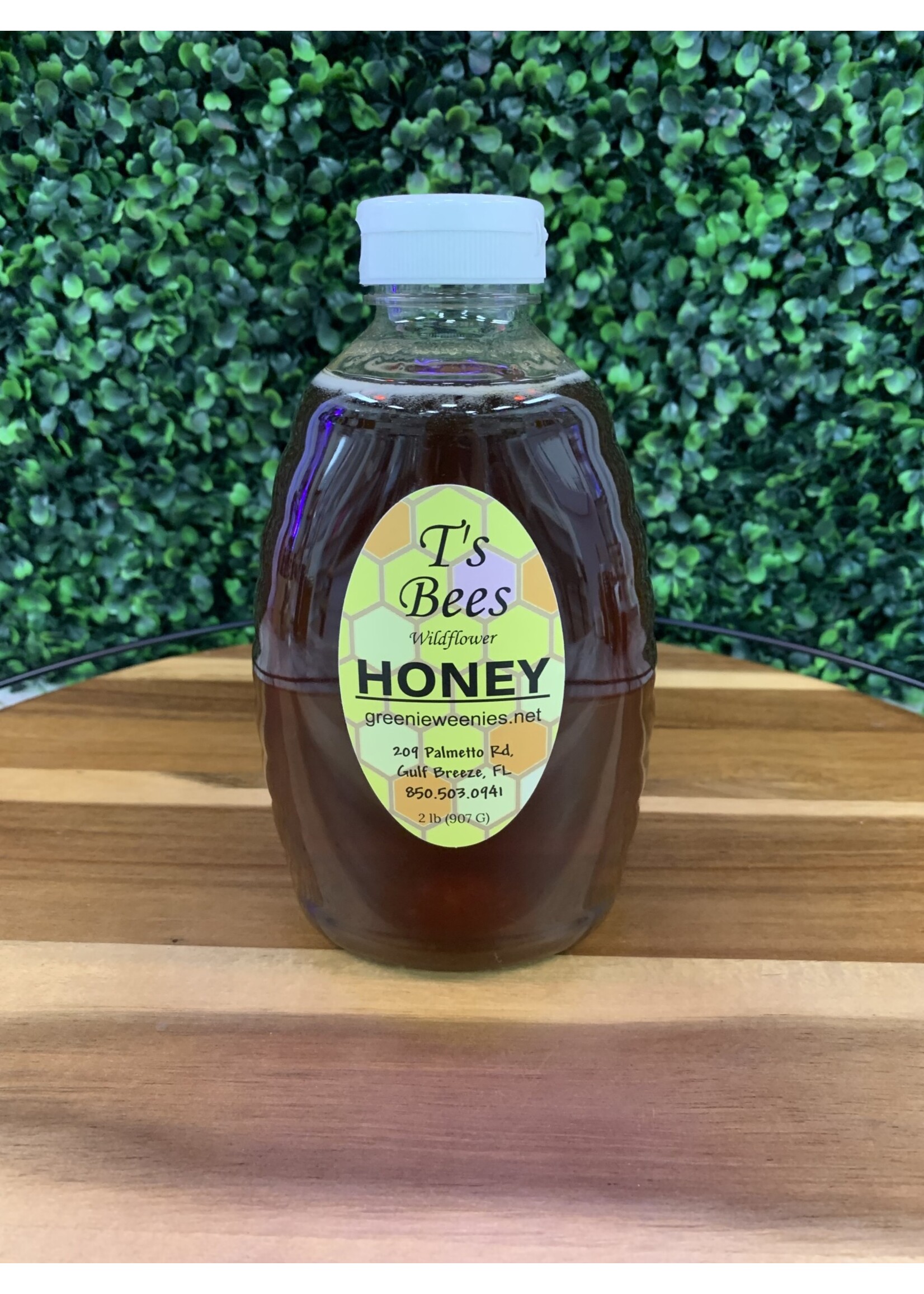 T's Bees Wildflower Honey - 32 oz