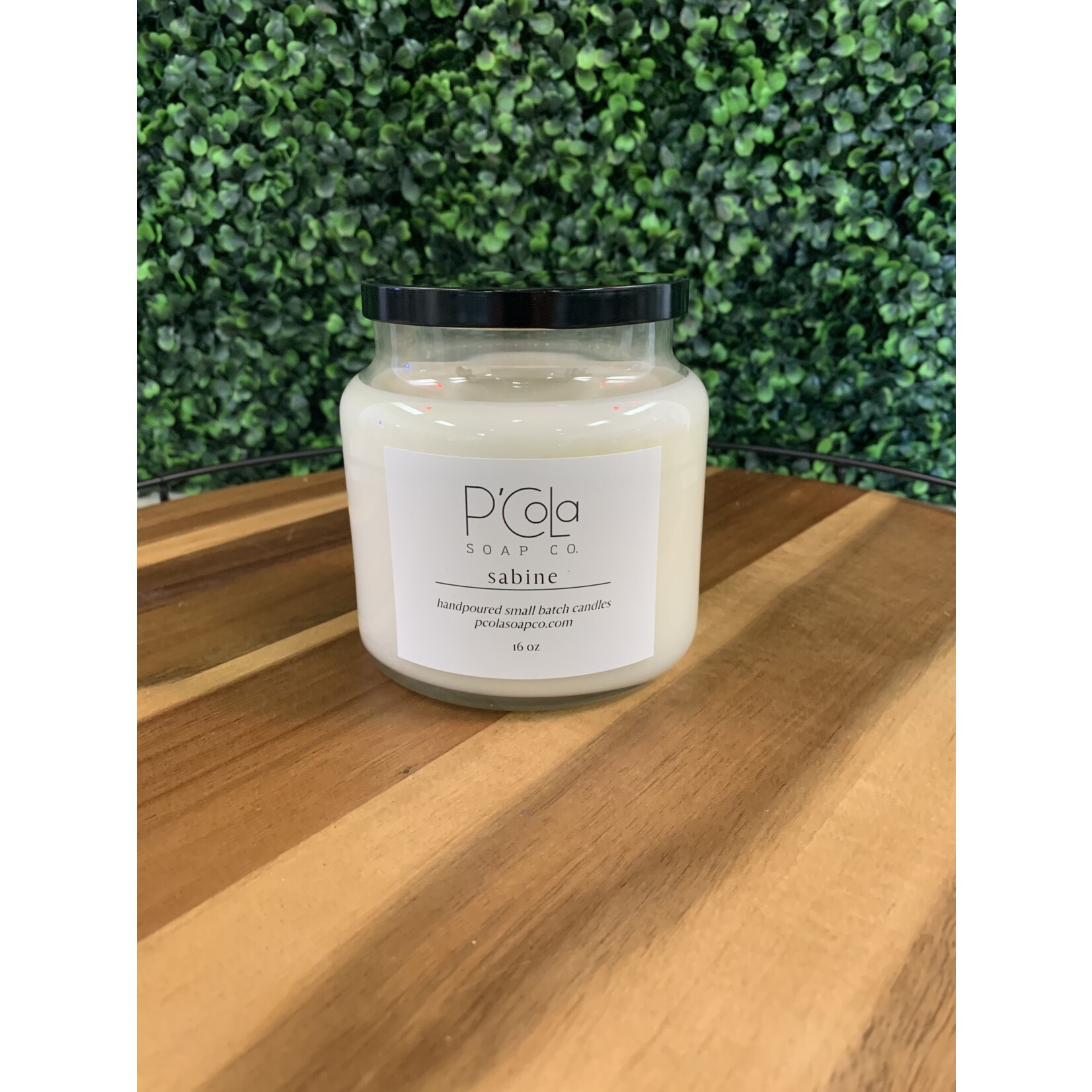 P'Cola Soap Co. Sabine Candle