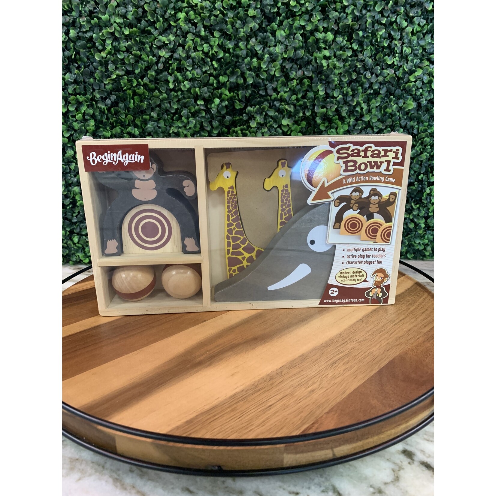 BeginAgain Safari Bowl - Bowling Game for 2+!