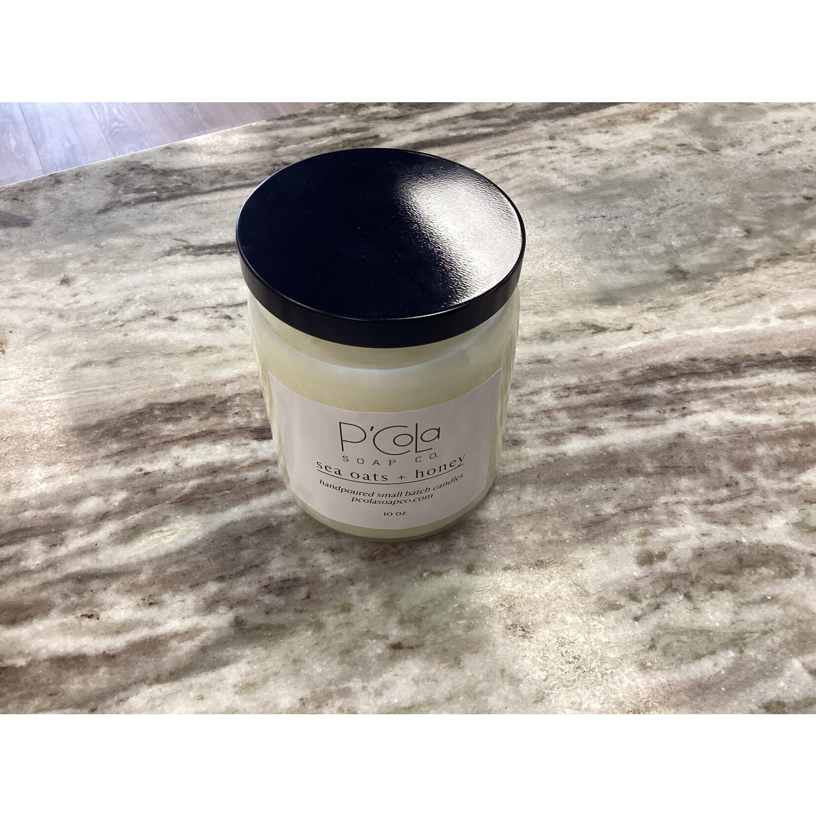 P'Cola Soap Co. Sea Oats + Honey Candle