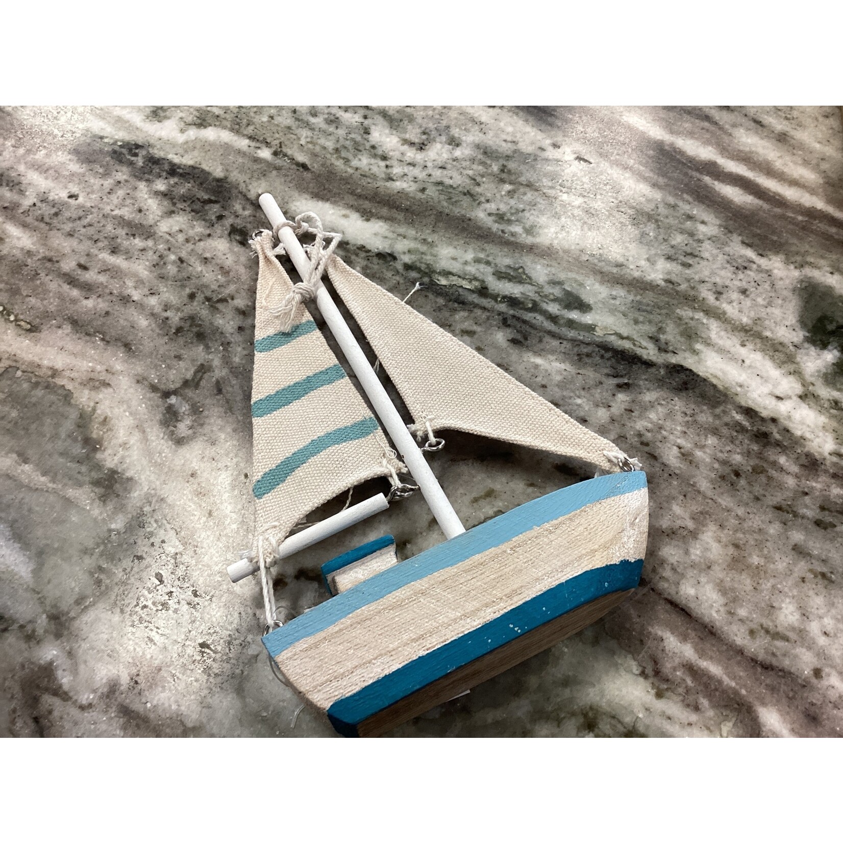 C&F Home Aqua Sailboat