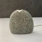 Funky Rocks Design Beach Stone Accent Lamp - White