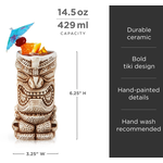 Viski High Tide Tiki Mugs