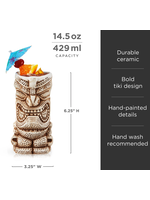 Viski High Tide Tiki Mugs