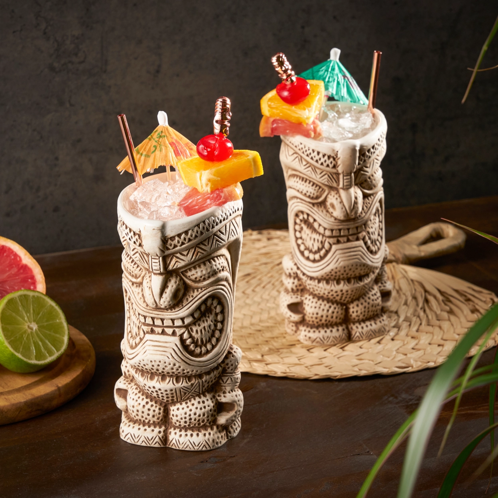 Viski High Tide Tiki Mugs
