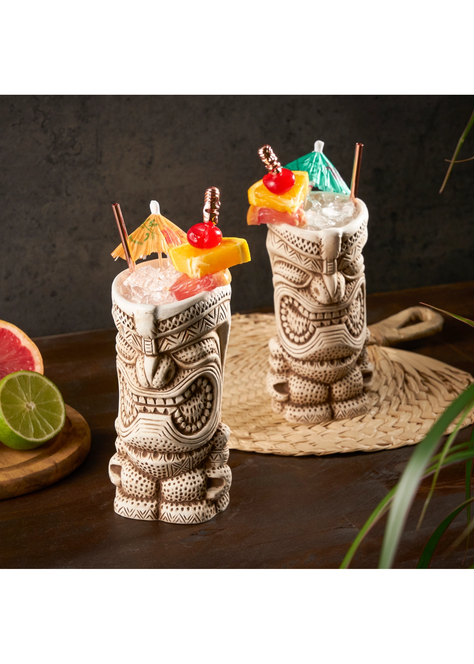 Viski High Tide Tiki Mugs