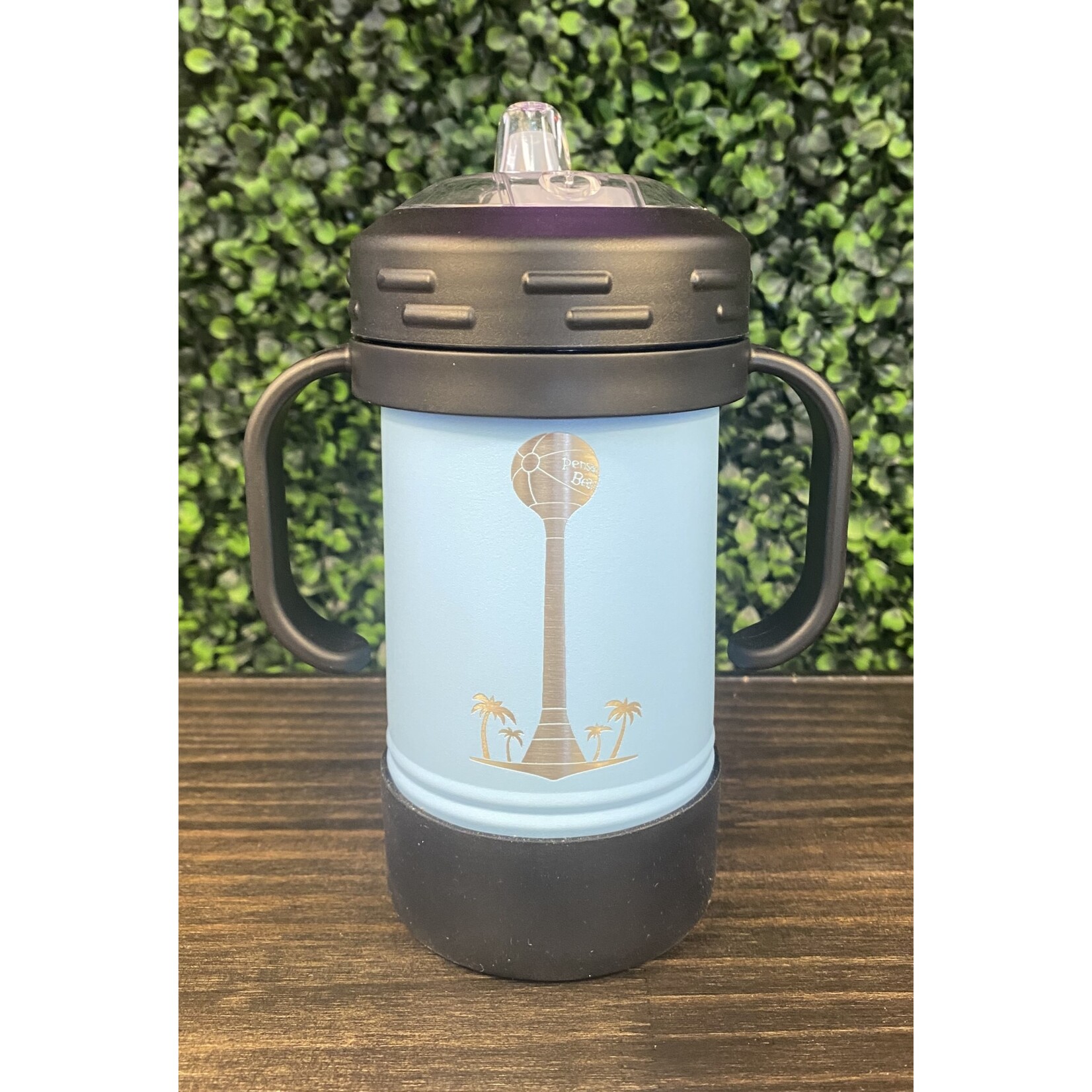 Prim In Proper Sippy Cup 12 oz Pensacola Beach Ball & Sign