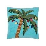 C&F Home Christmas Palm Tree with Lights Throw Pillow