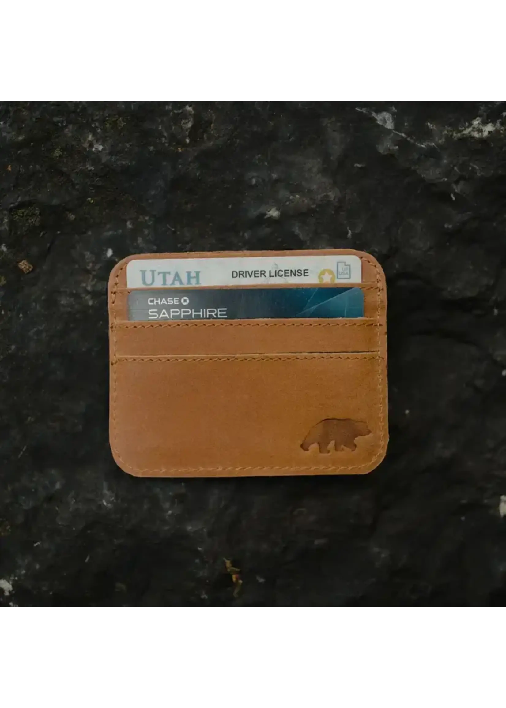 Kodiak Leather Kenai Minimalist Wallet Tan