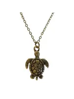 O Yeah Gifts Sea Turtle Necklace - Silver Bronze