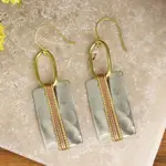 ZAD Bold Boho Silver Mixed Earrings