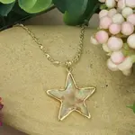ZAD Cottage Floral Star Dried Flower Necklace