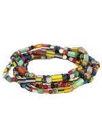 ZAD Festival Beads Multi Stretch Bracelet