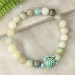 ZAD Swimming Sea Turtle Amazonite Bracelet