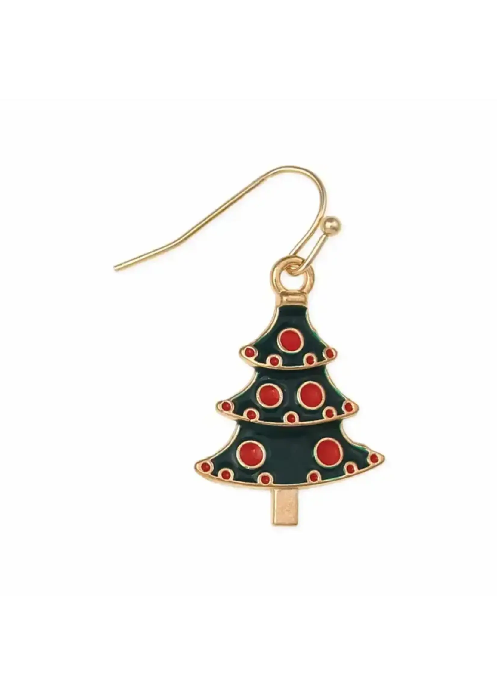 ZAD Tis The Season Christmas Tree Earrings