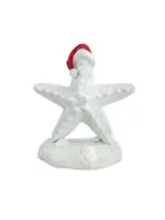 COMECO INC White Starfish w/ Christmas Hat