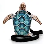 COMECO INC Blue Sea Turtle Crossbody Bag