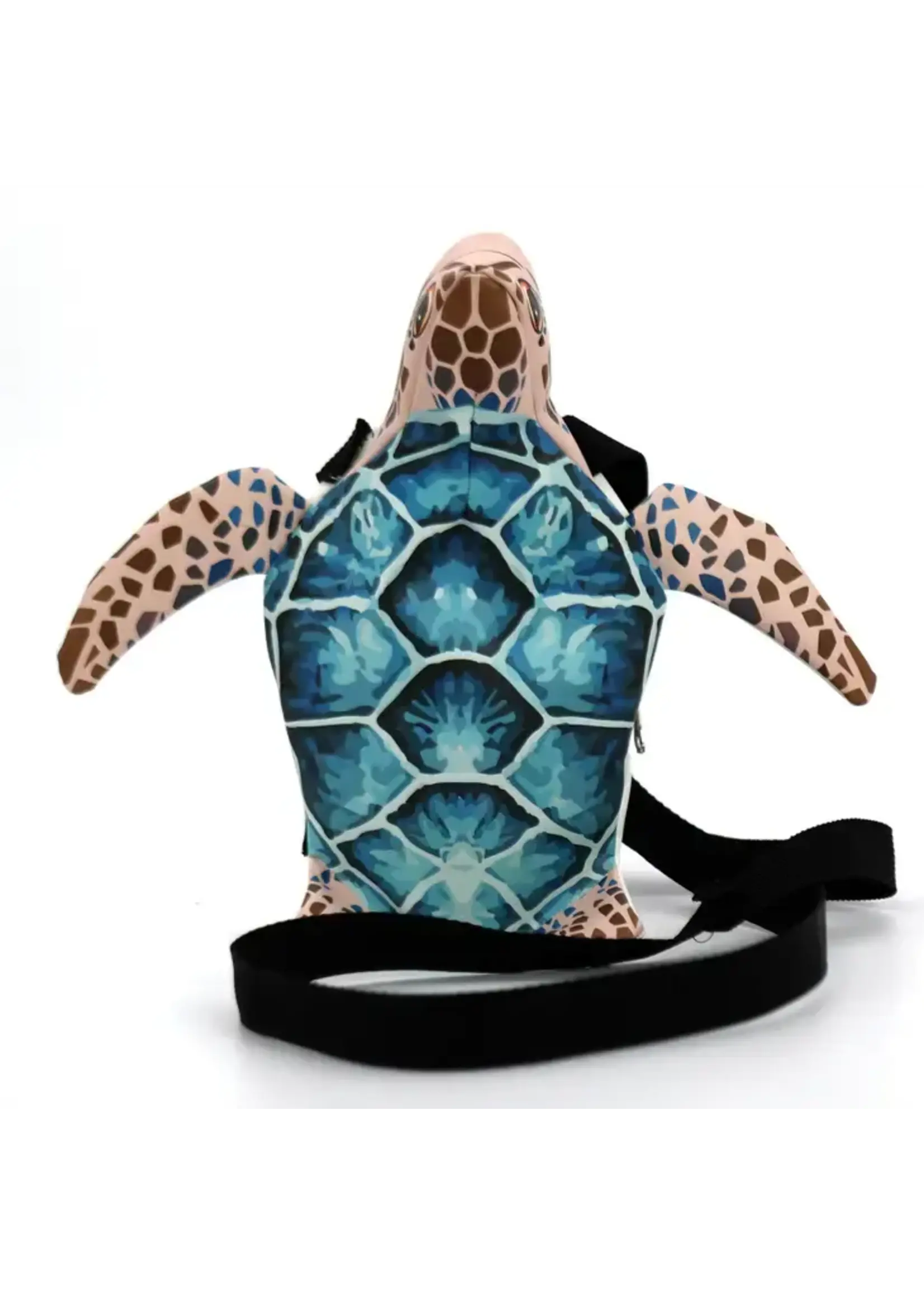 COMECO INC Blue Sea Turtle Crossbody Bag