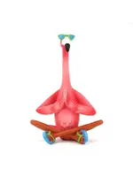 COMECO INC Yoga Pink Flamingo - Figurine