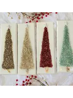 Luna & The Tides Glass Christmas Tree Art - Gold