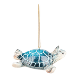 C&F Home Cozumel Turtle Blue Ornament