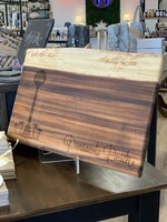 Tuckahoe Hardwoods Live Edge Cutting Board-Large -PB Engrave