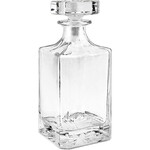 Prim In Proper Square Decanter Crystal 26 oz