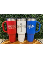 Polar Camel Tumbler 40 oz PB Font/Ball/Blues Handled