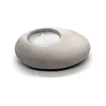 O Yeah Gifts Rock Candle Holder, Gray Stone Tea Light Candle Holder