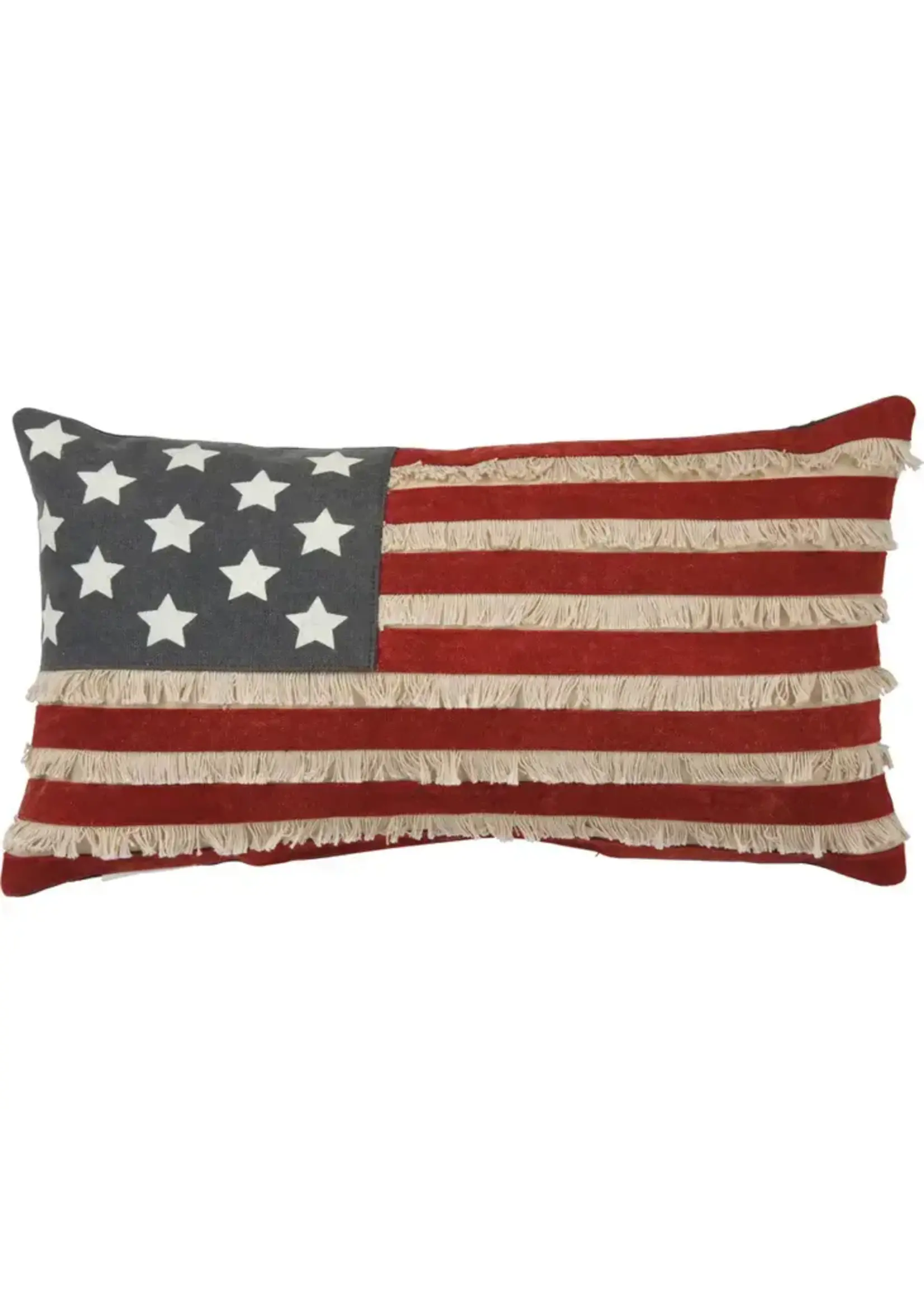 Primitives by Kathy American Flag Pillow