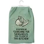 Primitives by Kathy Seashells Kitchen Towel