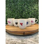 Catti Post Clay Heart Mugs