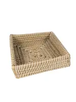 Ten thousand villages Square Basket - Delta Palm