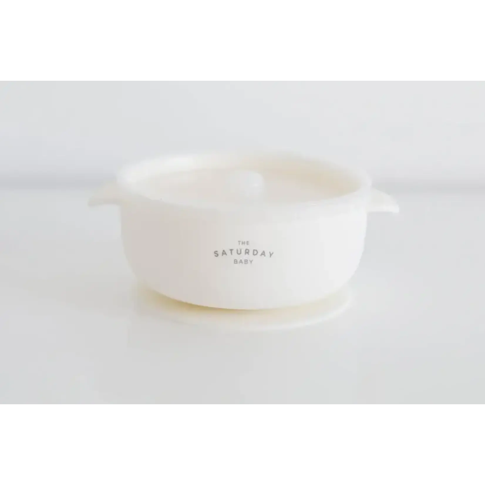 The Saturday Baby Suction Bowl With Lid