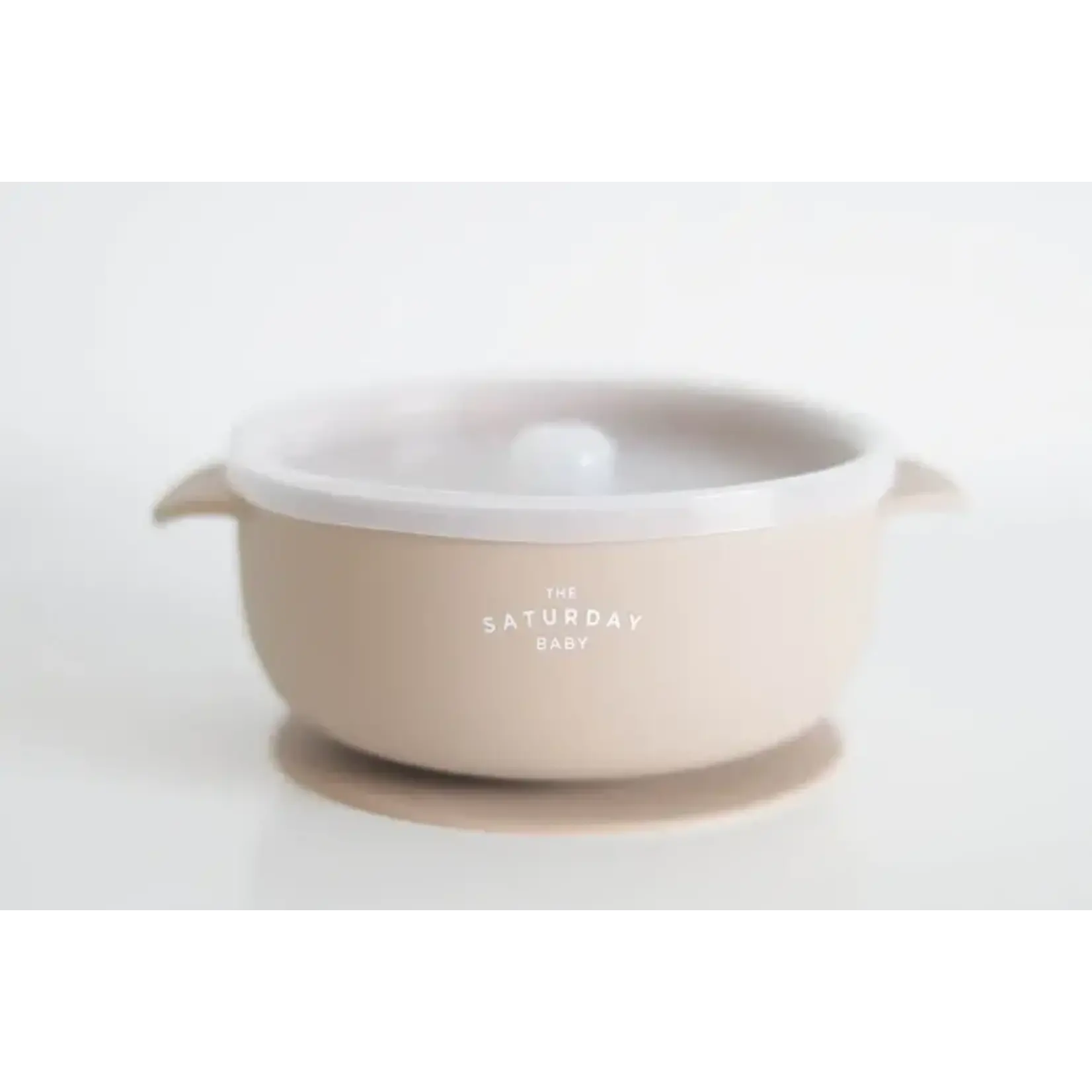 The Saturday Baby Suction Bowl With Lid