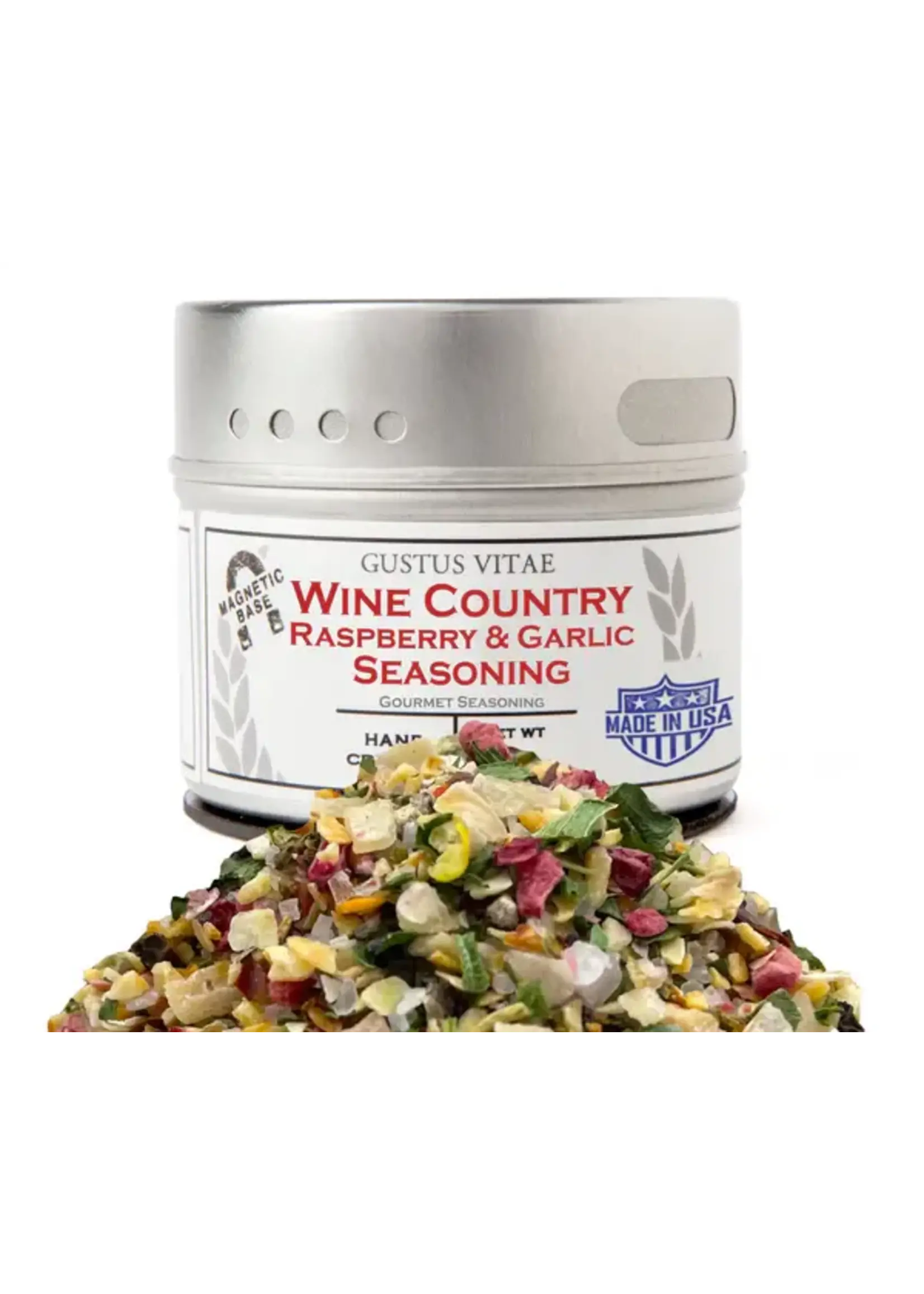 Gustus Vitae Wine Country Raspberry & Garlic Seasoning
